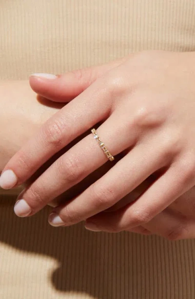 Ana Luisa Darcy Cubic Zirconia Stackable Ring In Gold