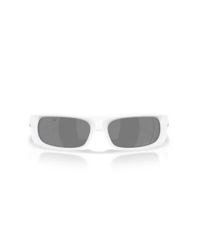 Oakley Unisex Rectangle Sunglasses, Highland Oo9522 In Gray
