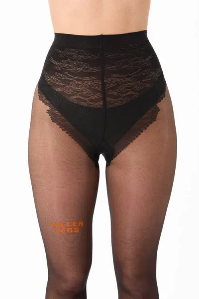 Skytights Halloween Statement Tights In Black