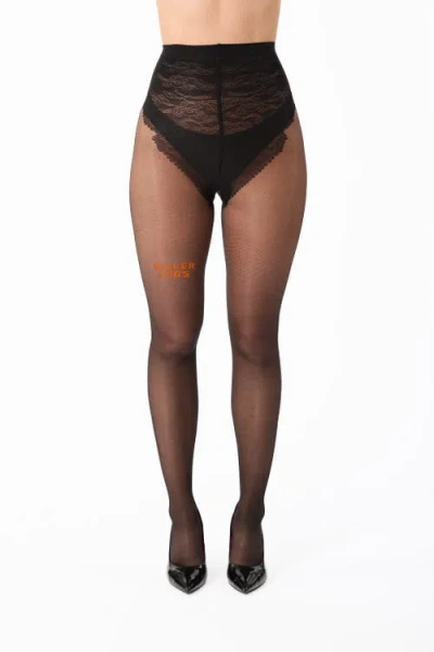 Skytights Halloween Statement Tights In Black