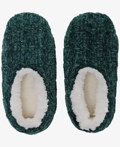 Charter Club Women's Cable Chenille Ped Slipper Socks, Created For Macy's