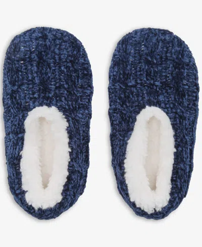 Charter Club Women's Cable Chenille Ped Slipper Socks, Created For Macy's