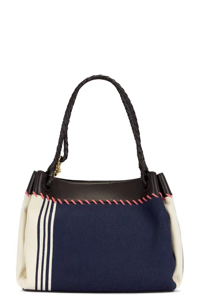 Bottega Veneta Large Parachute Mariniere Bag In Multi