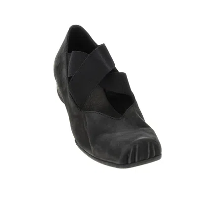 Uma Wang Leather Ballerinas In Black