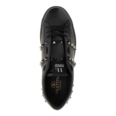 Valentino Garavani Rockstud Sneakers In Black