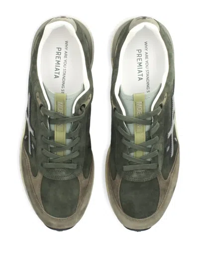 Premiata Moerun Sneakers In Green