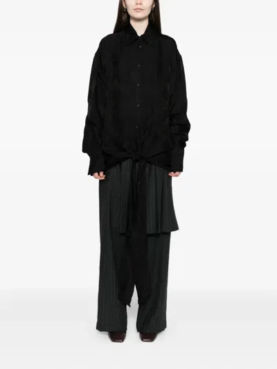 Uma Wang Tubby Shirt In Black