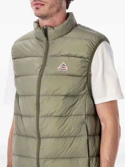 Pyrenex Arial Sleeveless Down Vest In Green
