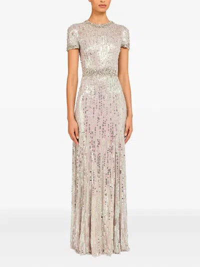 CELESTE 亮片缀饰连衣裙