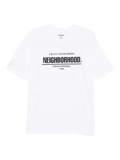 Neighborhood Printed T-shirt In White