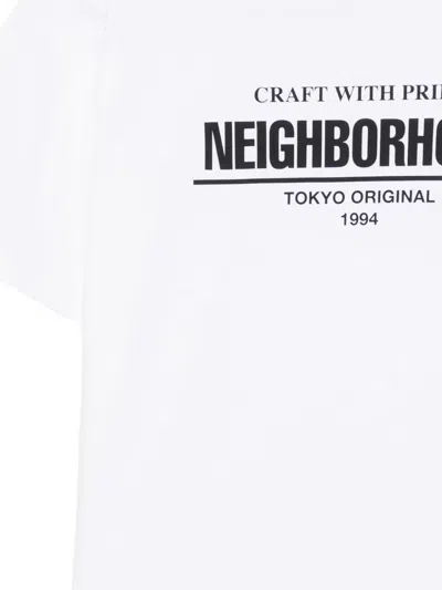 Neighborhood Printed T-shirt In White