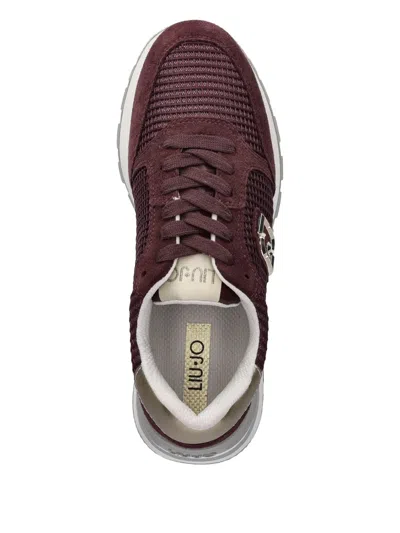 Liu •jo Logo-detail Sneakers In Red