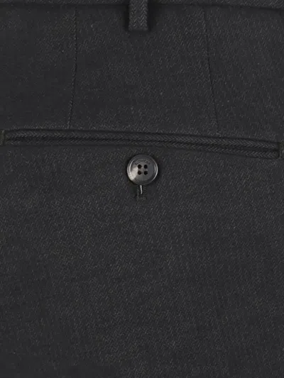 Incotex Buttoned Trousers In Black