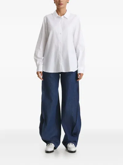 Cuanna Buttoned Shirt In White