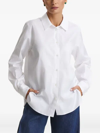 Cuanna Buttoned Shirt In White