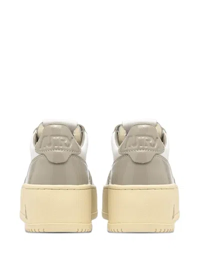 Autry Medalist Platform Sneakers In White