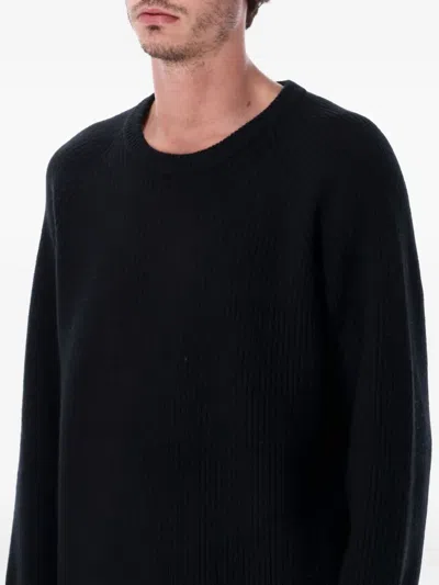 Corridor Classic Round-neck Knitwear Sweater With Comfortable Fit In Black