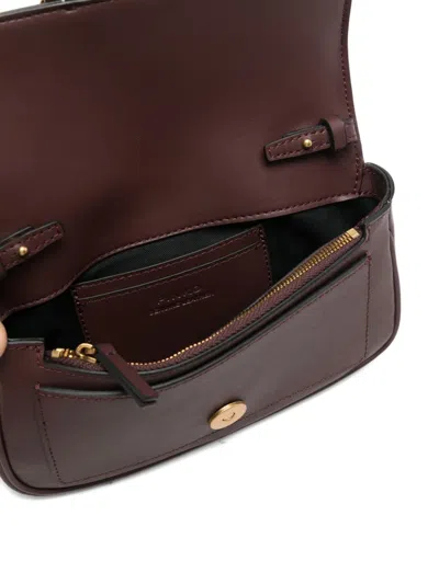 Pinko Love One Simply Pocket Mini Bag In Brown