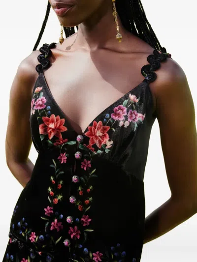 Farm Rio Floral-pattern Straps Top In Multi