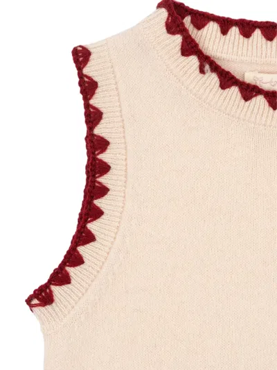 Konges Sløjd Cherry Pocket Trim Dress In Neutral