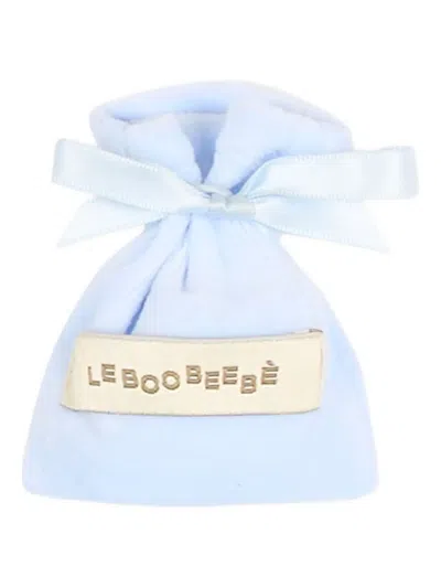 Le Boo Beebè Embroidered-detail Babygrow In Blue