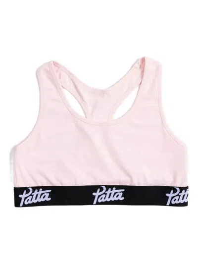 Patta Logo-brand Bralette In Pink