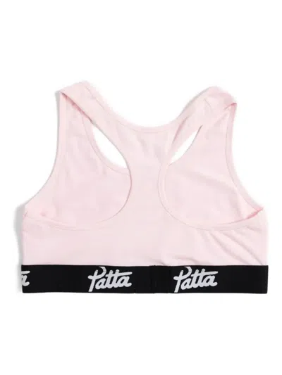 Patta Logo-brand Bralette In Pink
