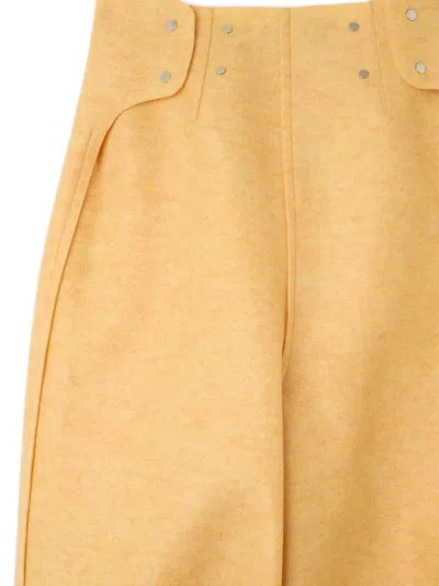 Sunnei Armatura Cholo Trousers In Yellow