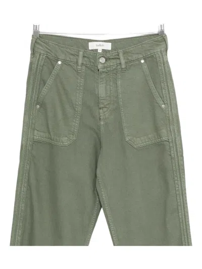 Ba&sh Cali Patch-pocket Trousers In Green