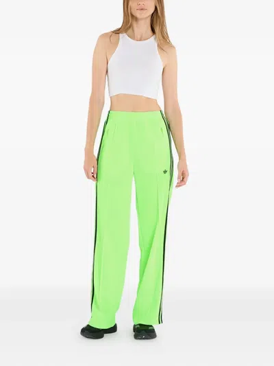 Adidas Originals Firebird 3-stripes Logo Sweatpants In Green