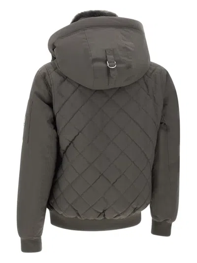 Mackage Iker Quilted Jacket In Gray