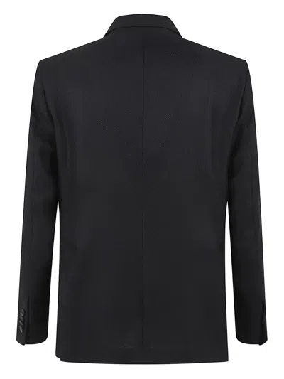 Tagliatore Tailored Double-breasted Jacket Notch Lapel In Blue