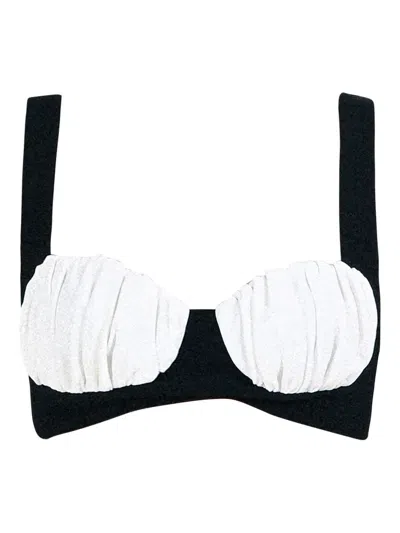 Rowen Rose Gathered-cup Bra In Multi