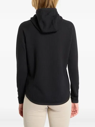 Craft Grid Hood Knitwear In Black