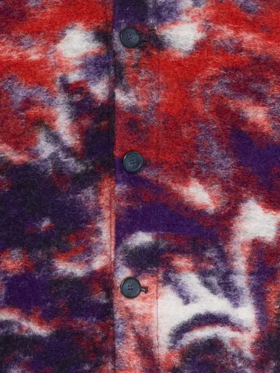 Il Gufo Printed Coat In Purple