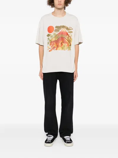 Melt Graphic-print T-shirt In White