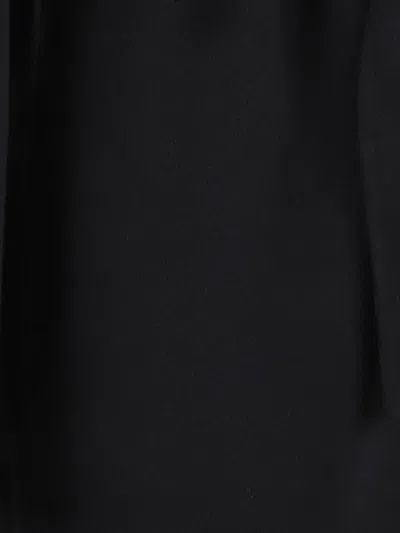 Alberta Ferretti Belted Coat In Black