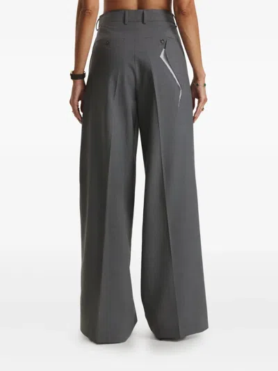 TYRA 条纹细节长裤