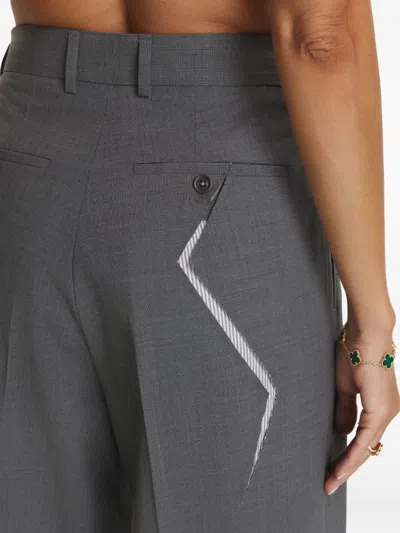 TYRA 条纹细节长裤