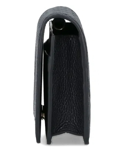 Gucci Debossed-monogram Wallet In Black