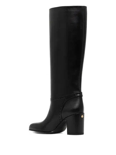 Bally Enilda 75 Leather Knee Boots In Black