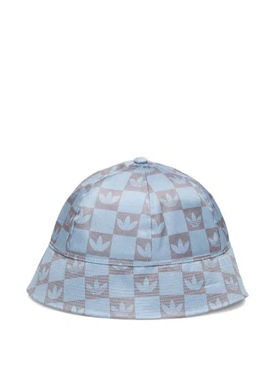 Adidas Originals Monogram Bucket Hat In Blue
