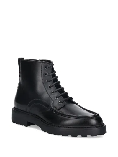 Bally Leather Boots In Black