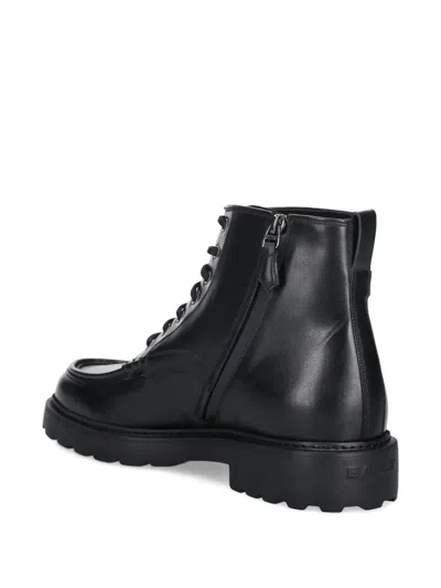 Bally Leather Boots In Black