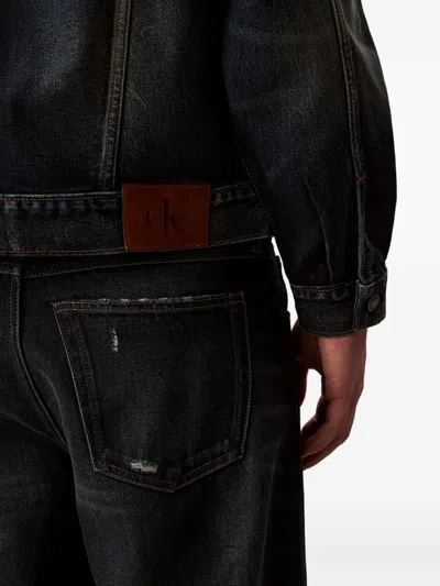 Calvin Klein Jeans Est.1978 Buttoned Jacket In Blue