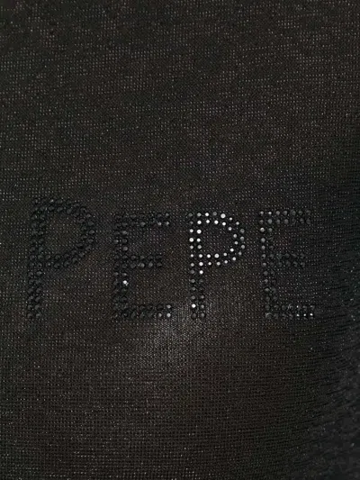 Patrizia Pepe Logo-detail T-shirt In Black