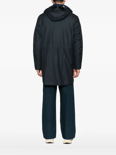 C.p. Company Lens-detail Jacket In Blue