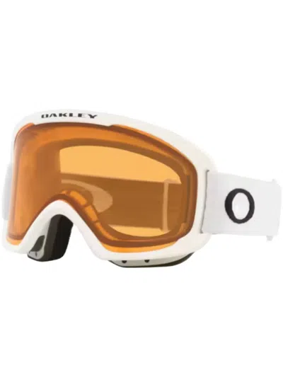 Oakley Matte White Acetate Sunglasses In Orange