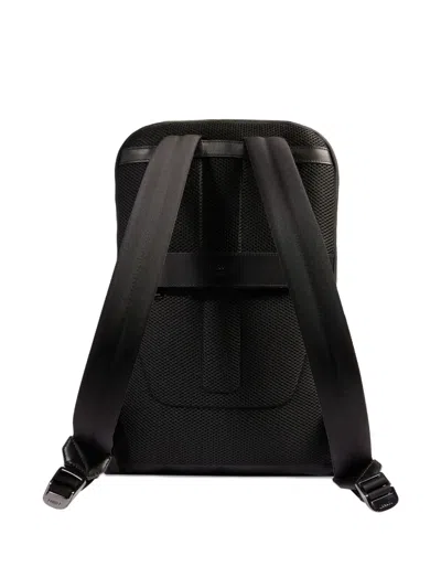 Lancel Logo-patch Backpack In Black