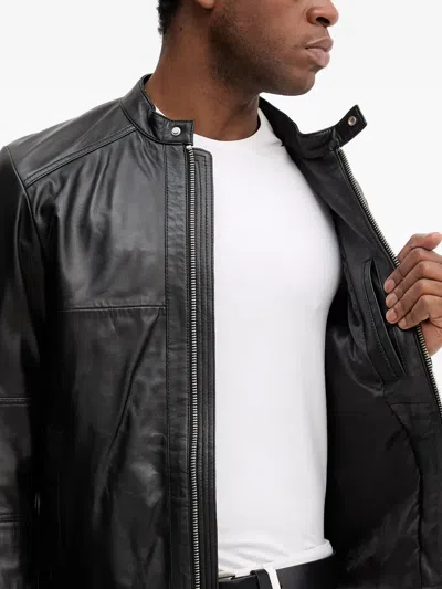 Liu •jo Leather Jacket In Black